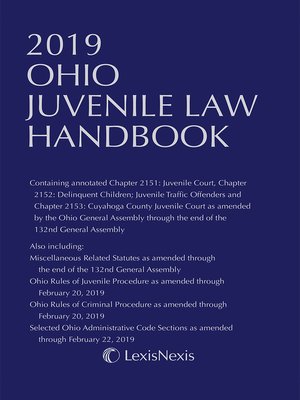 cover image of Ohio Juvenile Law Handbook